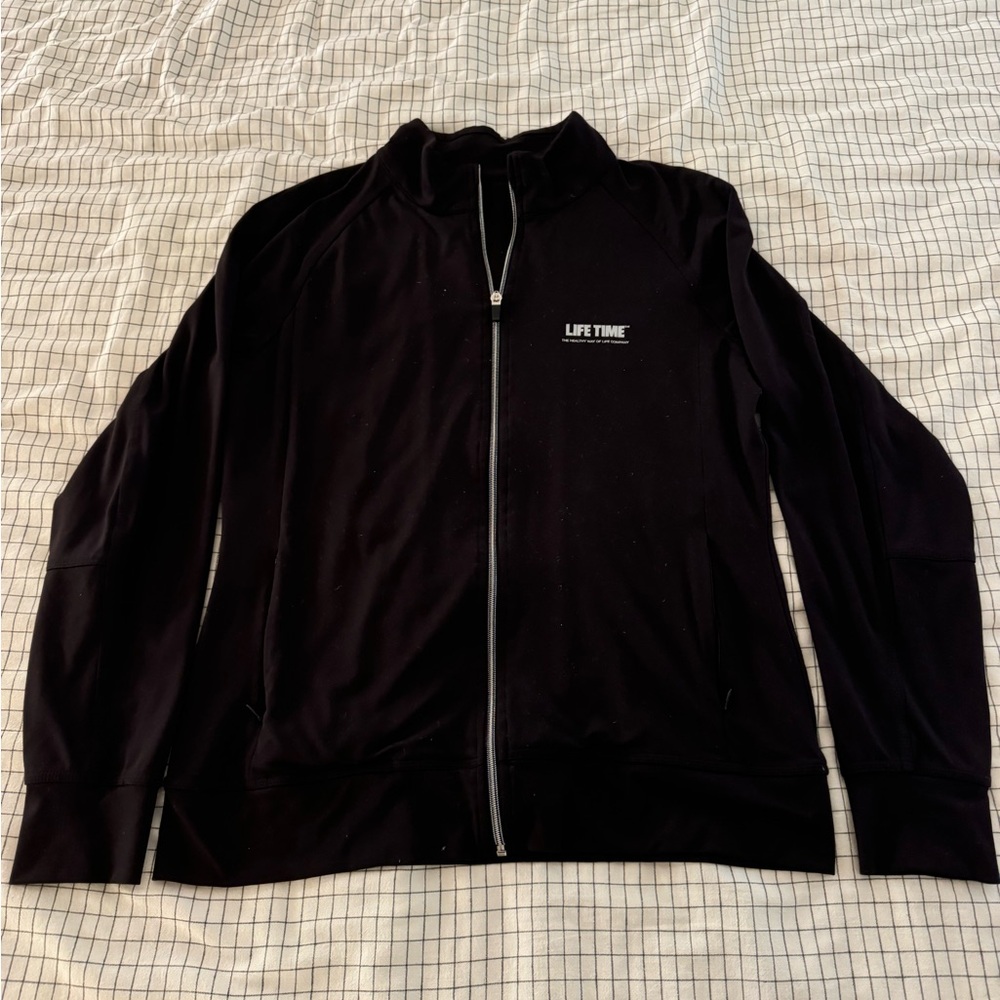 Men’s LifeTime Fitness Athletic sweater zip size medium